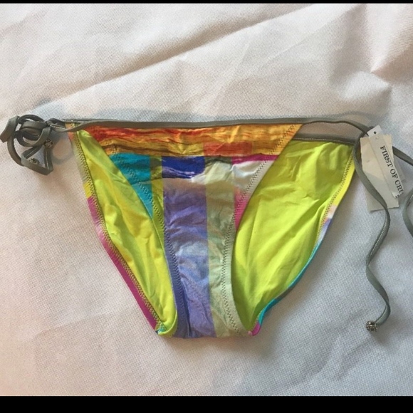 NWT! Trina Turk‎ 'Crystal Cove' Tie-String Bikini Bottom [SZ 4 ] - Picture 3 of 10